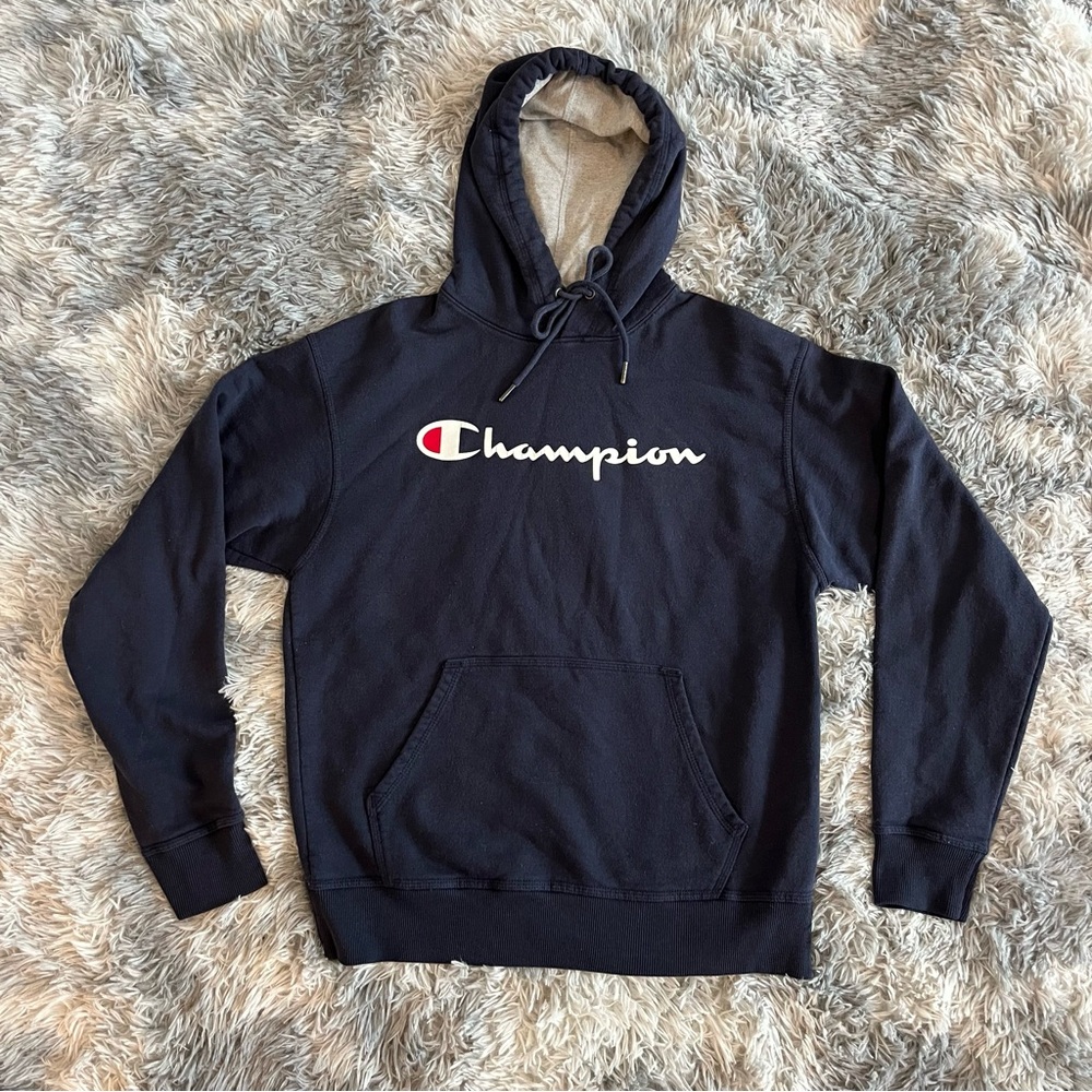 Champion Navy Blue‎ Sweatshirt / Hoodie - Size M